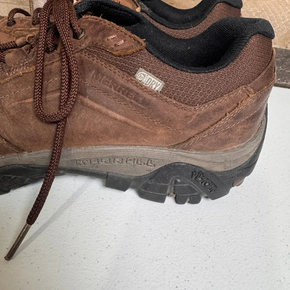 Merrell Hiking Shoes Mens 11.5 Brown Moab Adventure Lunar Leather J91825